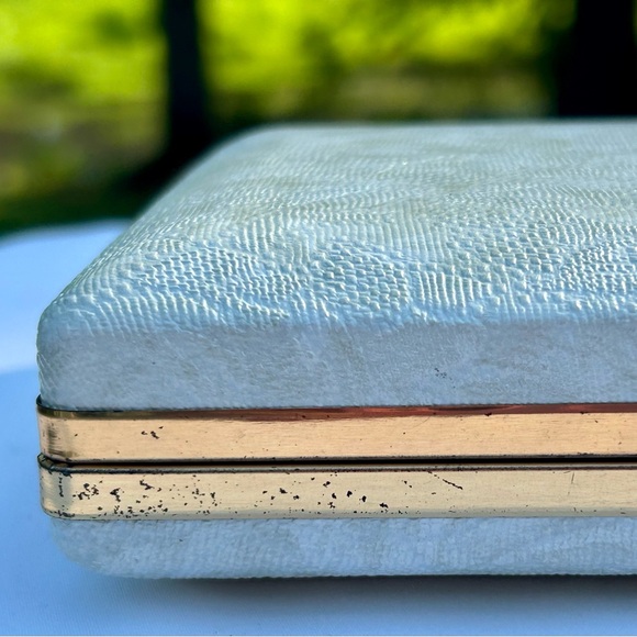 Vintage 1950's MELE Women's pierced Earring Jewelry storage travel case - Picture 11 of 16